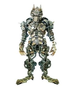 3D DIY Metal Assembly Werewolf Model Hyperrealistic Toy Set