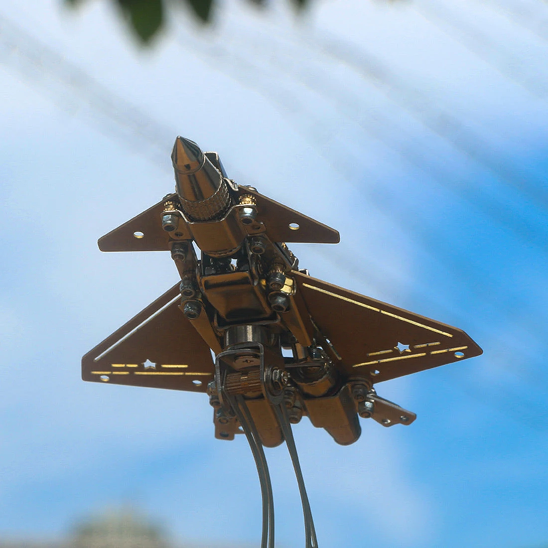 286Pcs 3D Metal J-20 Fighter Model Kits DIY Assembly Mechanical Crafts - Image 2