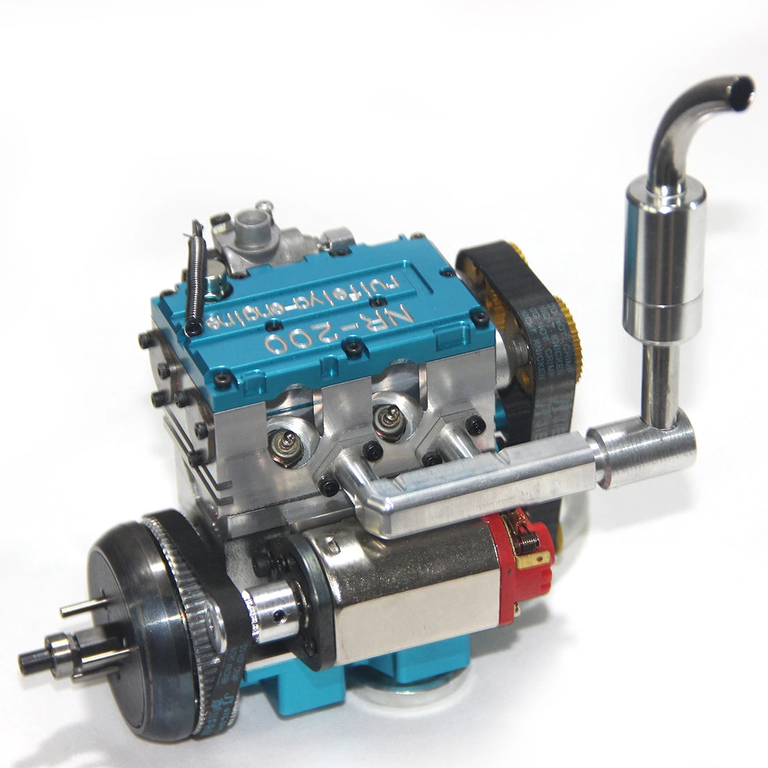 Modified And Extended Exhaust Pipe For RUIFEIYA NR-200 Engine - Image 2