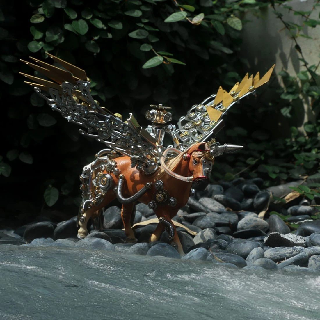 3D Puzzle Model Kit Mechanical Unicorn Metal Games DIY Assembly Jigsaw Crafts Creative Gift - 776PCS - Image 10