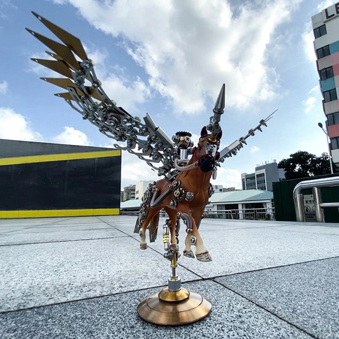 3D Puzzle Model Kit Mechanical Unicorn Metal Games DIY Assembly Jigsaw Crafts Creative Gift - 776PCS - Image 7