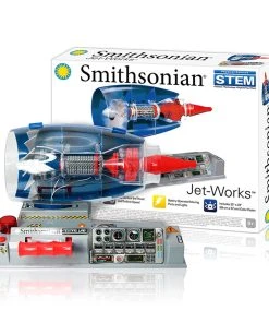 Smithsonian Jet Works Advanced Science Kit - Build Your Own Jet Engine - DIY Assembly Turbofan Jet Engine Model Kit