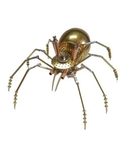 3D Metal Puzzle DIY Metal Assembly Mini Spider Model Steampunk Puzzle Toy Set 168PCS
