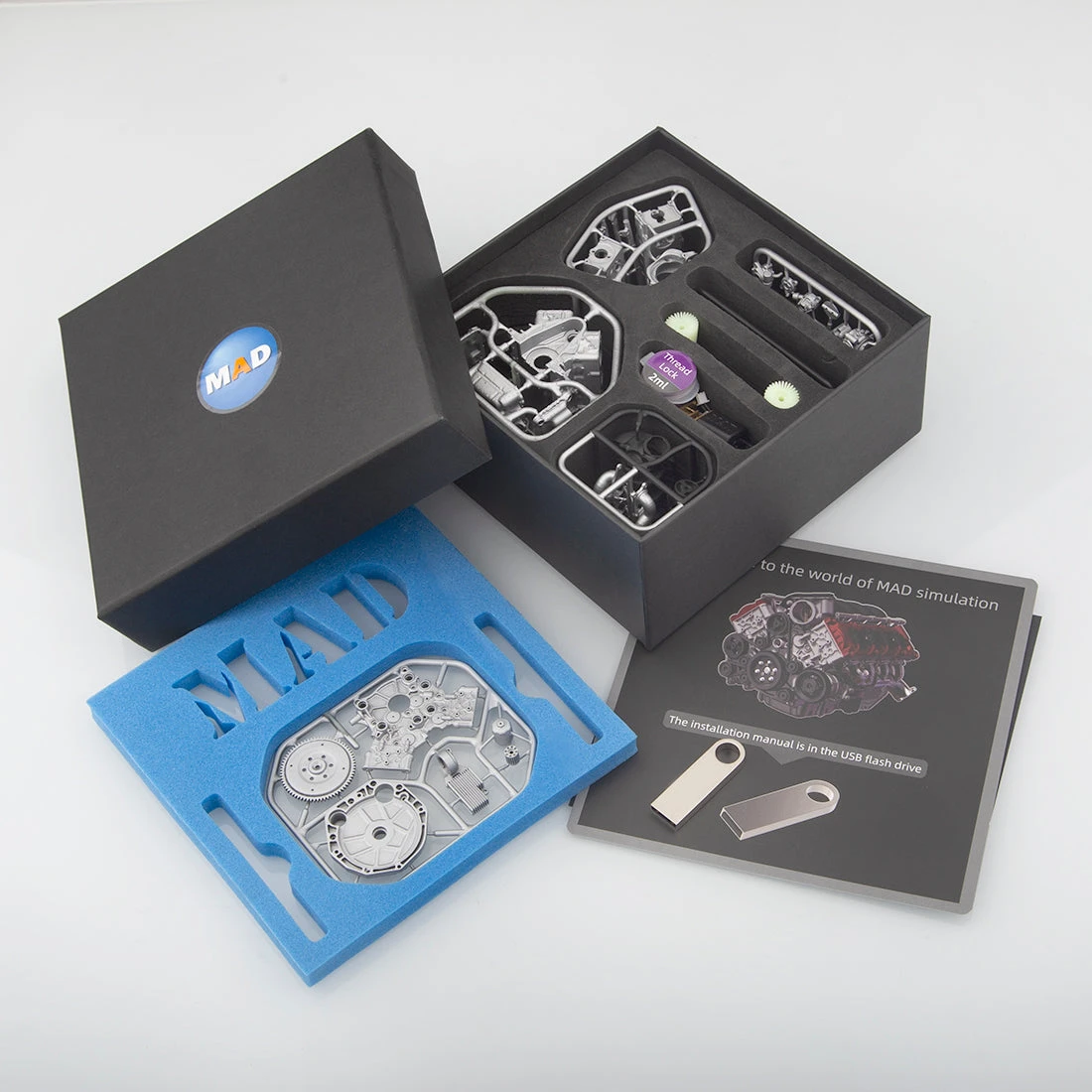 V8 Engine Model Kit That Works - Build Your Own V8 Engine - V8 Engine For Capra VS4-10 - Image 12