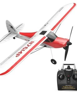 VOLANTEXRC Sport Cub 500mm Wingspan Airplane 2.4G RC 4CH Airplane Fixed Wing Aircraft With Xpilot Gyro System For Beginner - RTF