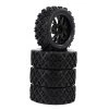 4Pcs 1/10 RC On-road Star Tread Pattern Tyre For HSP 1/10 Redcat Traxxas Tamiya HPI RC Buggy
