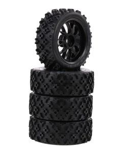 4Pcs 1/10 RC On-road Star Tread Pattern Tyre For HSP 1/10 Redcat Traxxas Tamiya HPI RC Buggy