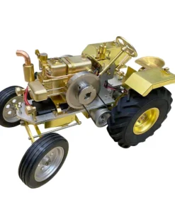 T12 Antique Roller Tractor Model With 1.6cc Mini Horizontal Single-cylinder Water-cooled Gasoline IC Engine