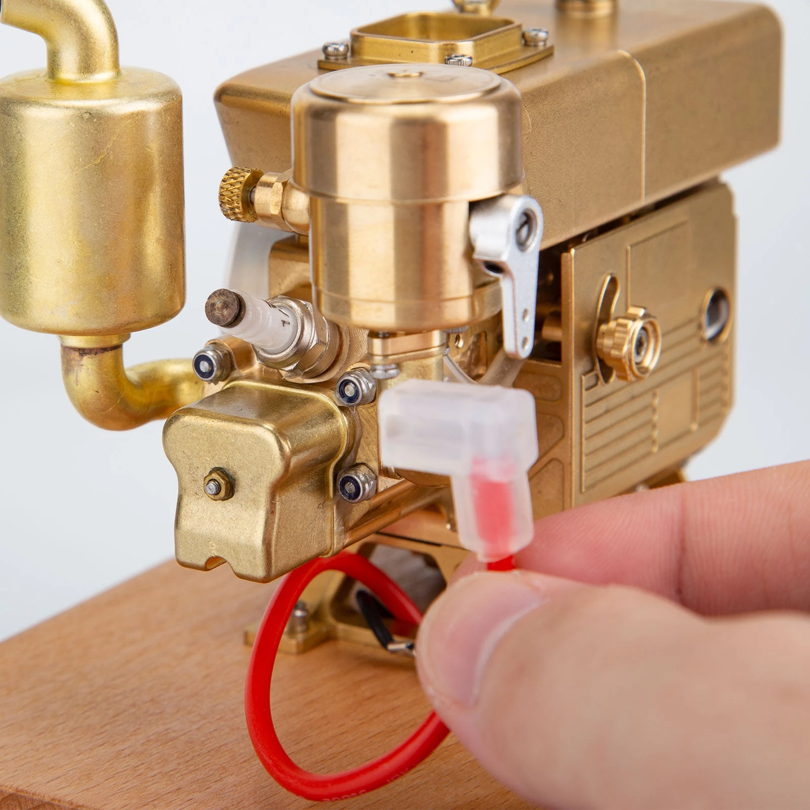 RETROL MUSA 1/8 2.2cc Mini Evaporative Water-cooled Single-cylinder Four-stroke Gasoline Engine Internal Combustion Engine Model - Speed Up To 12000rpm - Image 16