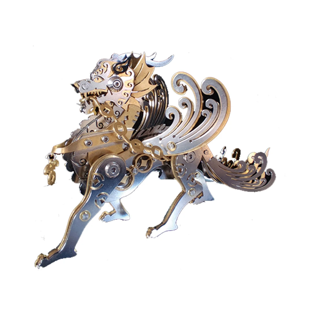 3D Metal Puzzle Mechanical Pixiu Model DIY Assembly - Image 7