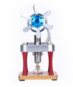 ENJOMOR Air Cooled Metal Stirling Engine Model - STEM Toy