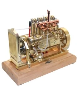 H75 12cc Vertical 4-cylinder OHV Gas Engine Internal Combustion Engine Tractor Engine Model With Mechanical Speed Limit Complete Water Circulation Cooling System