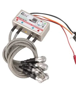 RCEXL CDI Electronic Ignition With Auto-Ignite Angle For L4/V4/V8 Engine And ME-8 1/4-32 Spark Plug (HV Type/90 Degree)