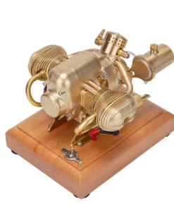 R69 3.2cc Mini Horizontal Opposed Twin Cylinder 4 Stroke Gasoline Engine Motorcycle Engine Model Internal Combustion Engine