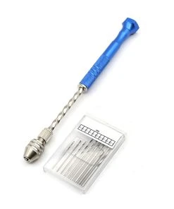 Semi-automatic Hand Twist Drill Hole Punch Accessories DIY Tools Set