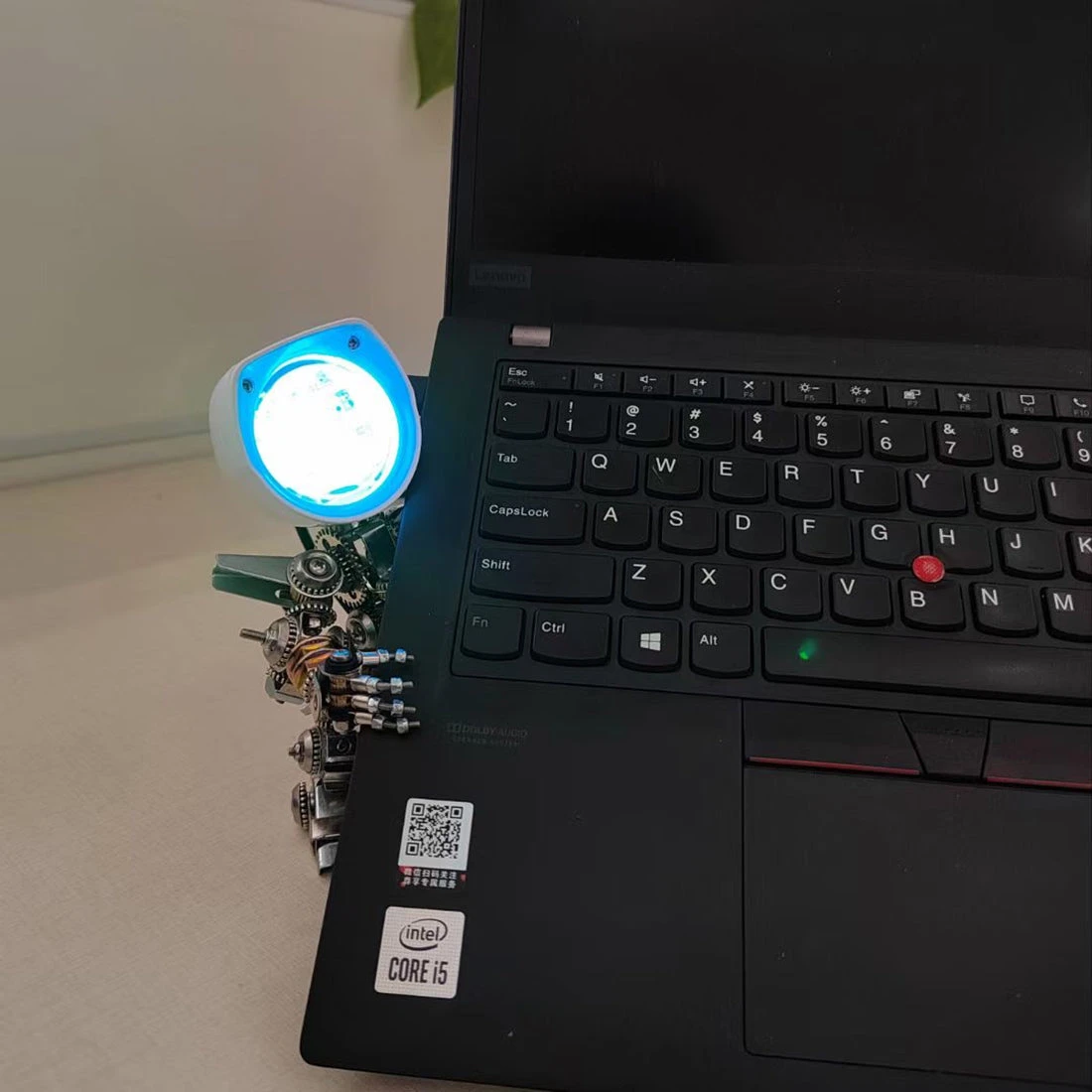 3D Metal Mechanical Punk Guitarist Robot Christmas Colorful Ambient Lamp Model Assembly Kit For Kids, Teens, And Adults-366PCS - Image 13