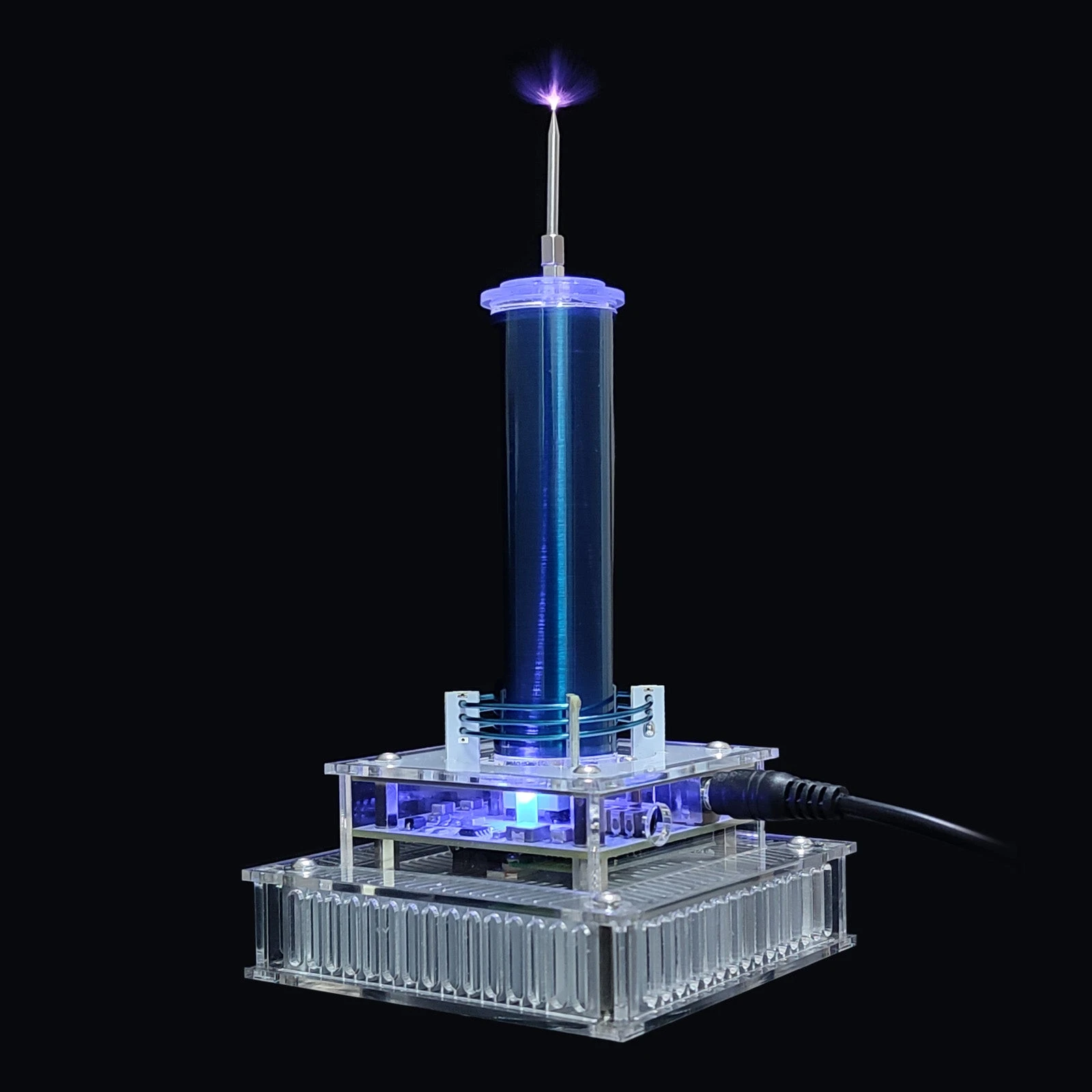 Bluetooth Musical Tesla Coil Plasma Singing Loudspeaker Scientific Experiment Desktop Educational Toy - Image 12