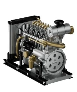 L4 Diesel Engine Model Kit That Works - Build Your Own Diesel Engine - TECHING 1: 10 Full Metal Mini L4 4 Cylinder Engine OHV Inline 4 Cylinder Engine Model Kit 300+PCS