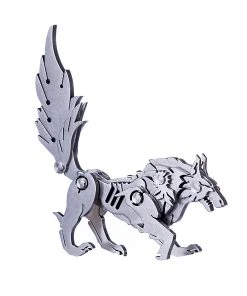 3D Puzzle DIY Model Kit Detachable Jigsaw Wild Wolf Metal Games
