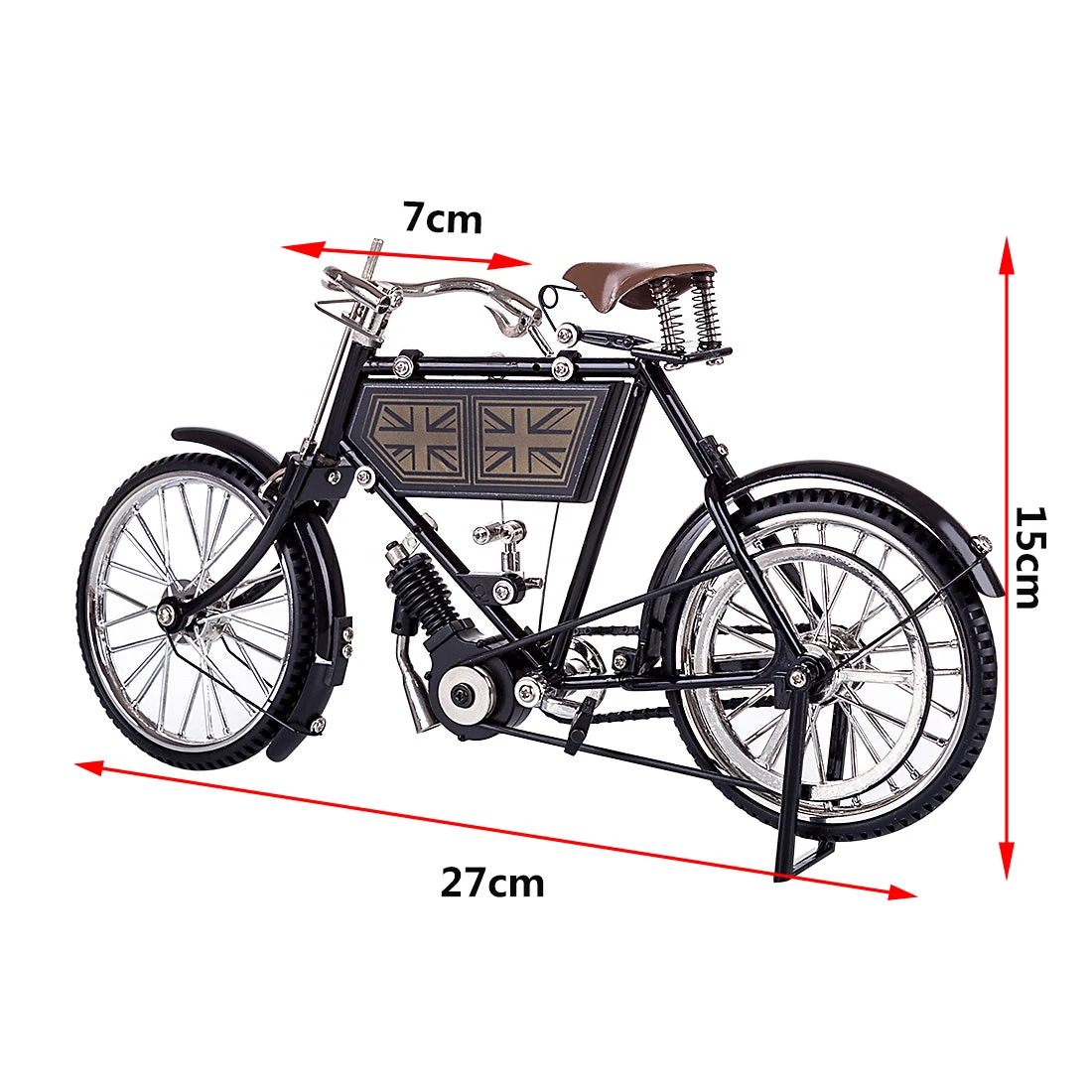 3D Metal Puzzle Retro Nostalgic Road Mountain Bike Model DIY Simulated Decoration Bicycle Model Kit For Adults Kids - Image 3