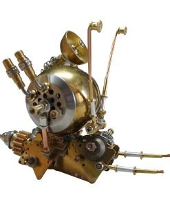 3D Metal Mini Snail Puzzle Steampunk DIY Assembly Model Kit 220PCS
