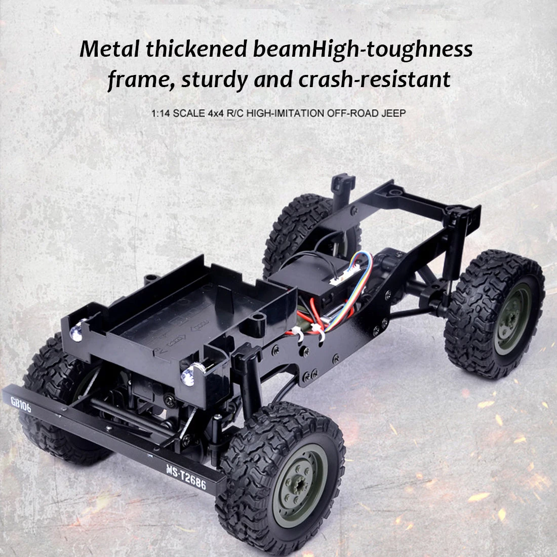 SUBOTECH BG1522 1:14 2.4G Electric RC Car 4WD 15+KM/H Off-road Vehicle Crawler With LED Headlight WIFI Camera - RTR - Image 14