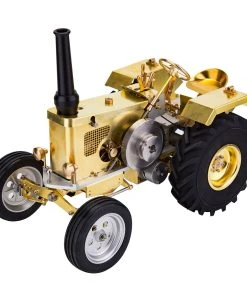 T16 Antique Roller Tractor Model With 1.6cc Mini Horizontal Air-cooled Single-cylinder Gasoline IC Engine