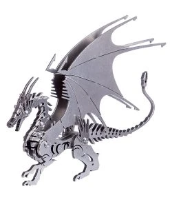 3D Puzzle DIY Model Kit Dragon Metal Games Creative Gift