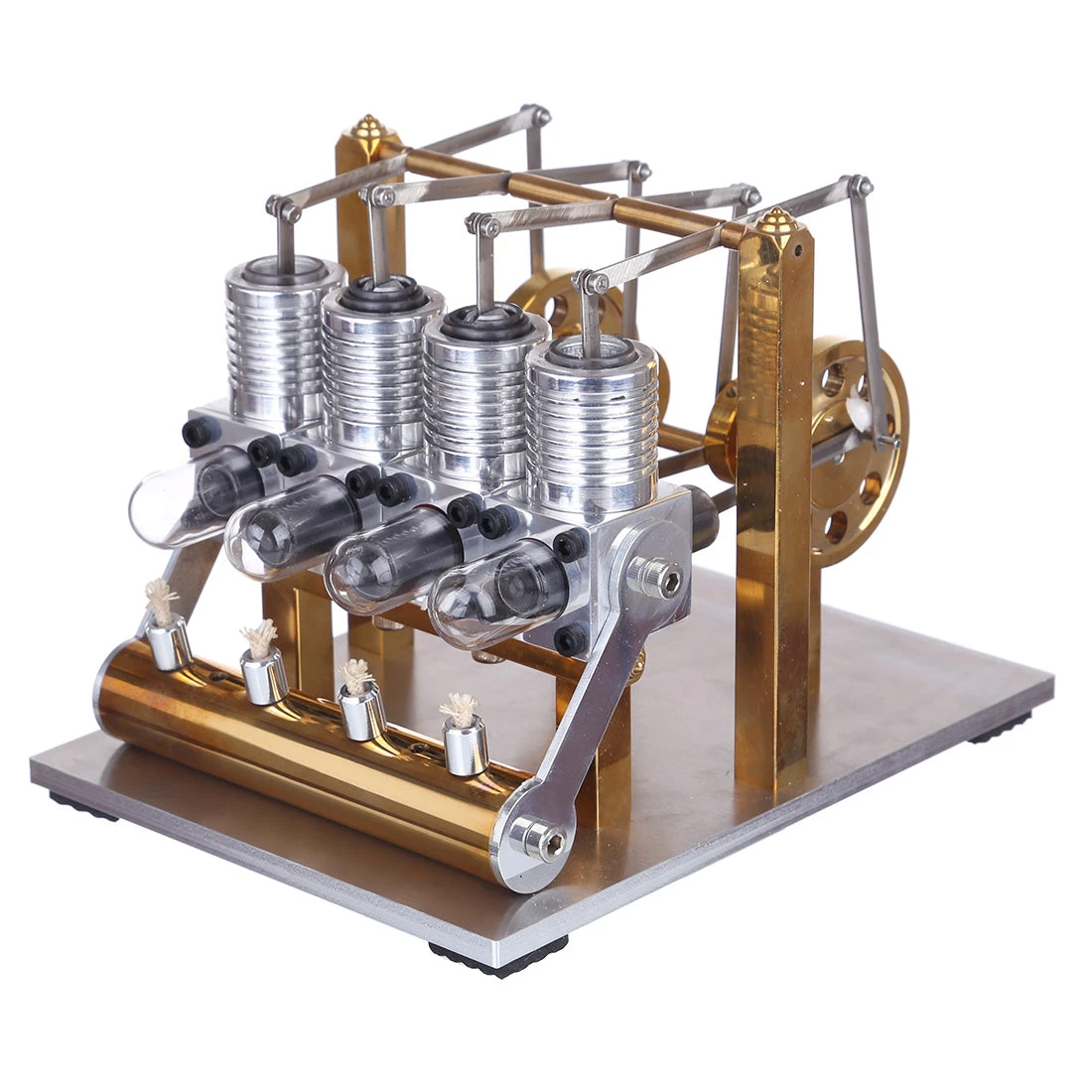 4 Cylinder Stirling Engine Kit Row Balance Stirling Engine Model External Combustion Engine