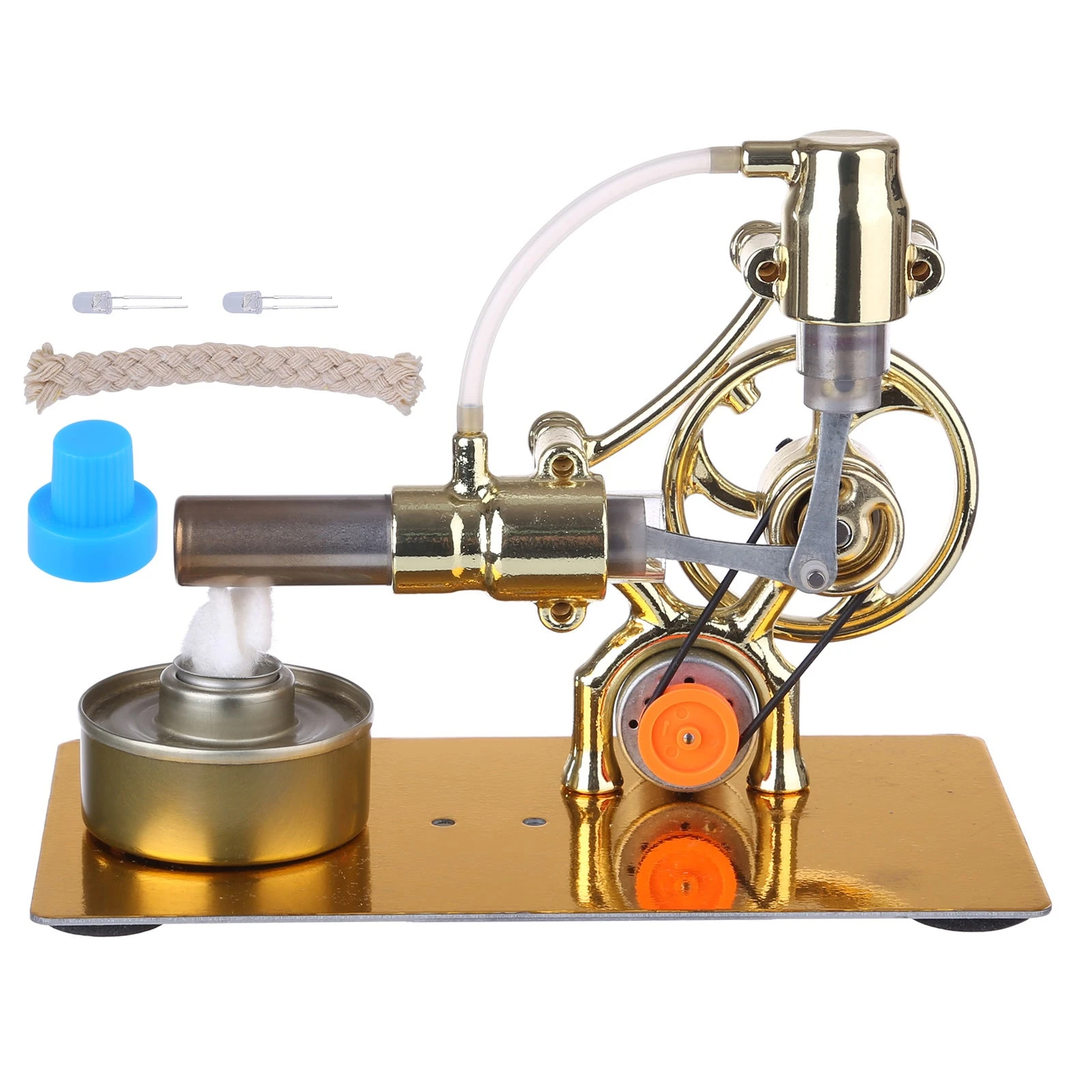 Stirling Engine Kit Single Cylinder Balance Stirling Engine Model Science Experiment Set - Image 2