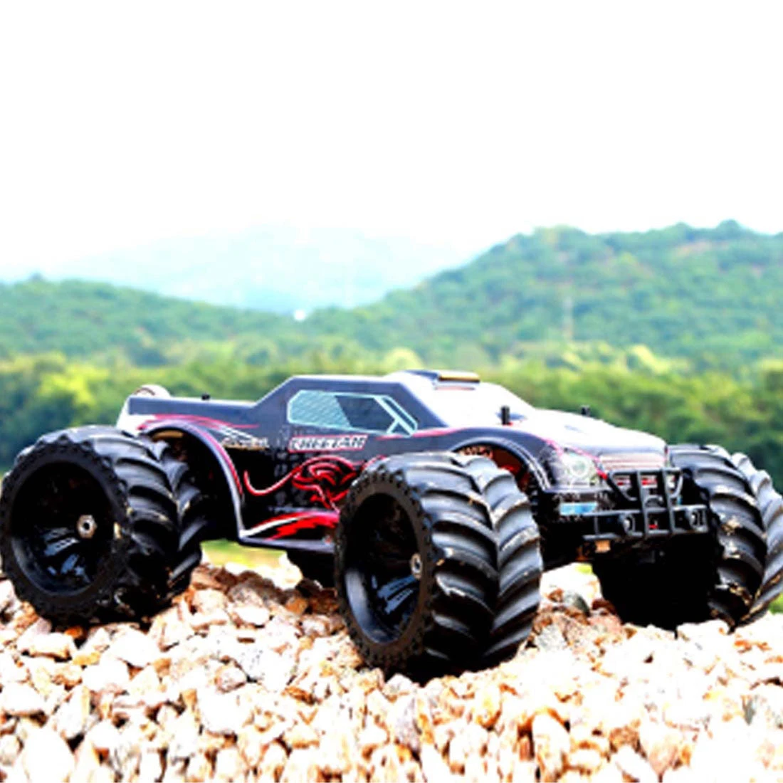 JLB Racing 11101 1:10 4WD 2.4G 80A RC Car Splashproof Flip Brushless Monster Remote Control Truck- RTR - Image 12