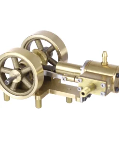 Double Flywheel Steam Engine Model Tractor Head Shape Collection Gift