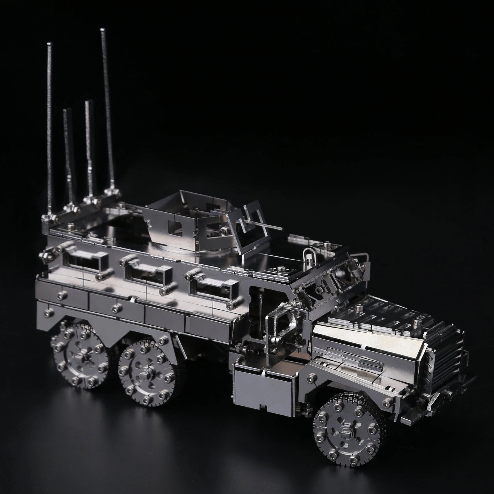 300+PCS 3D Metal Assembly Toy Model DIY Mine Resistant Ambush Protected Vehicles MRAP - Image 6