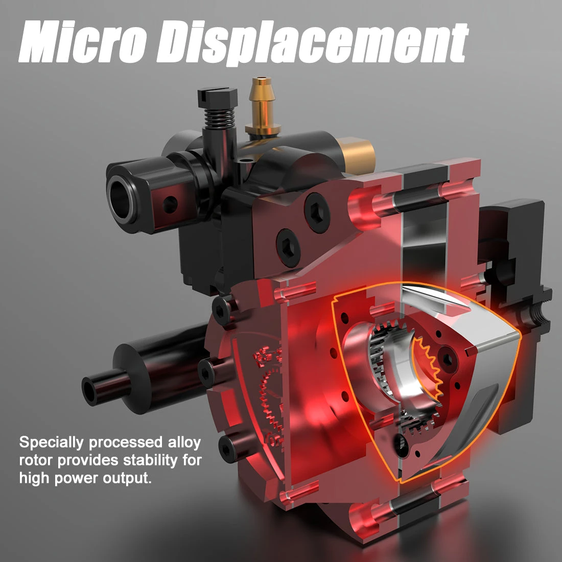 TOYAN Rotor Engine Wankel Rotary Engine Model - Image 2