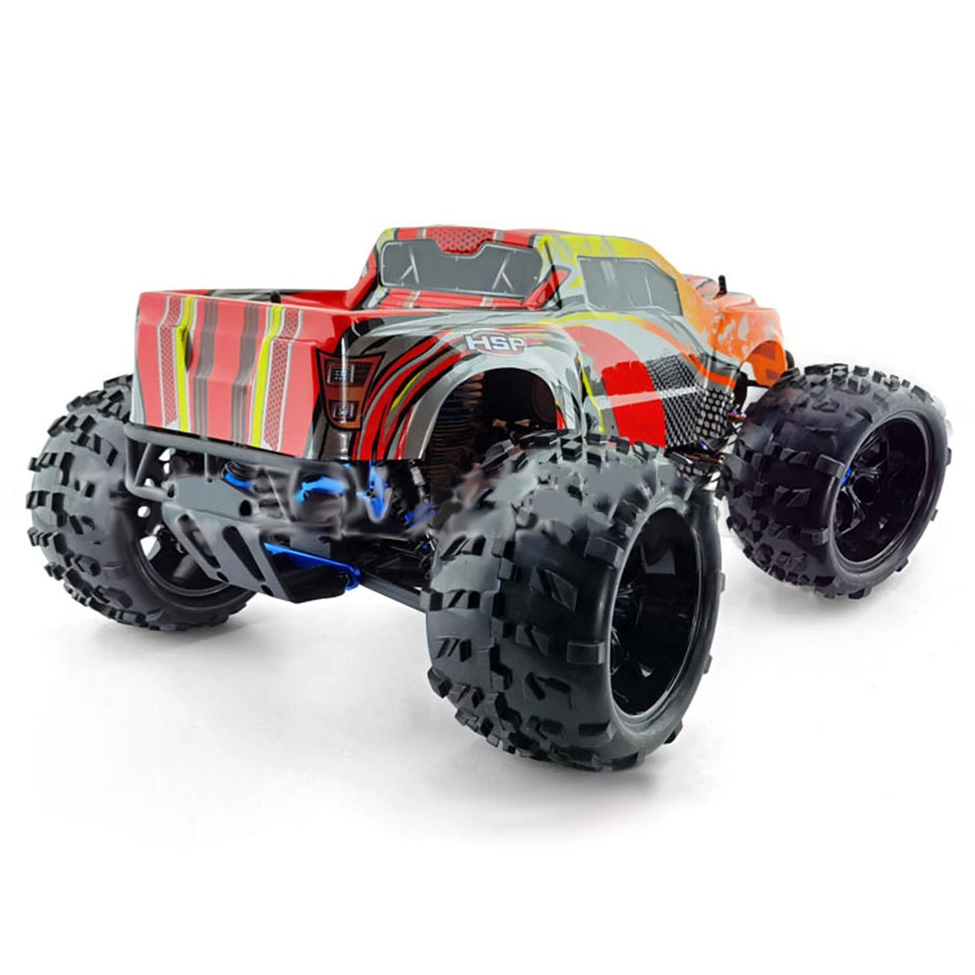 HSP 94972 1/8 RC Car 2.4G 4WD 70KM/H High-speed Nitro Powered Off-road Monster Truck Model Toys (RTR Version/Random Color) - Image 5