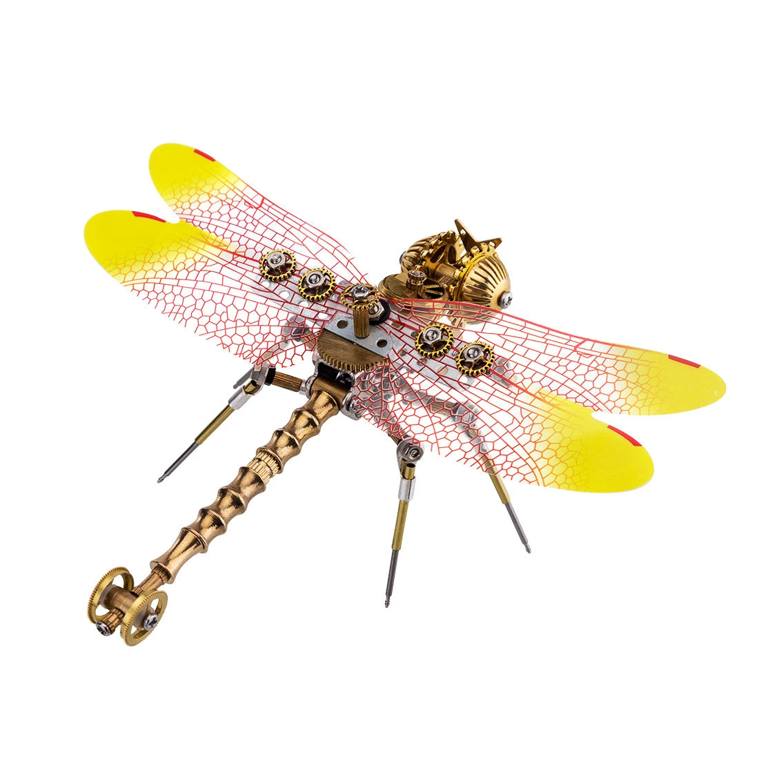 150PCS Steampunk 3D Dragonfly Model Assembly DIY Kit - Image 6