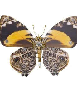 Steampunk 3D Butterfly Model Metal Puzzle DIY Assembly Kit For Kids, Teens And Adults (150PCS+) - Papilio Memnon