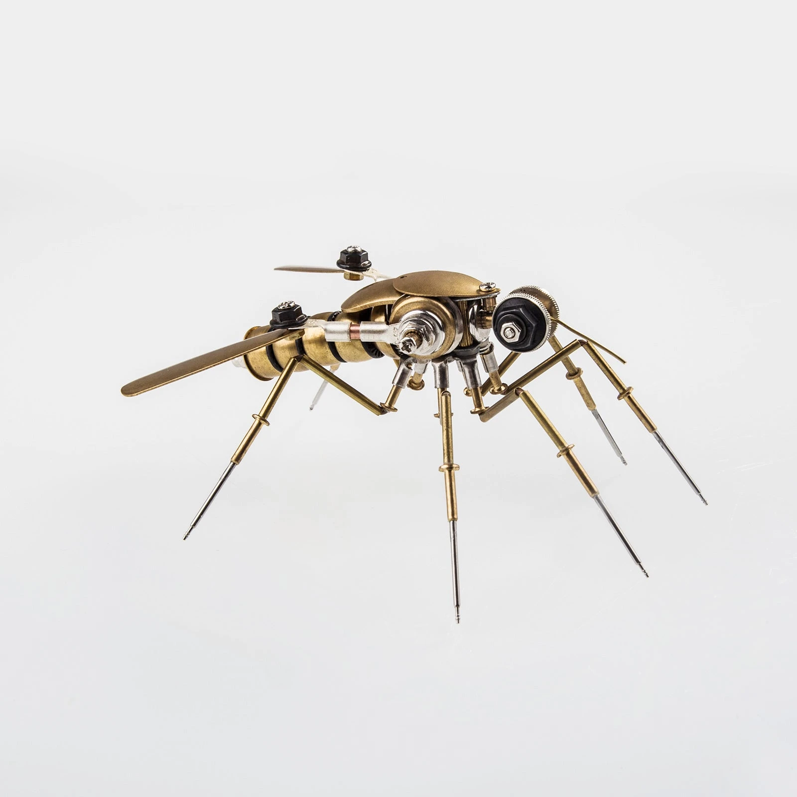 90Pcs Steampunk Insect Metal Model Kits Mechanical Crafts For Home Decor - Mosquito - Image 3