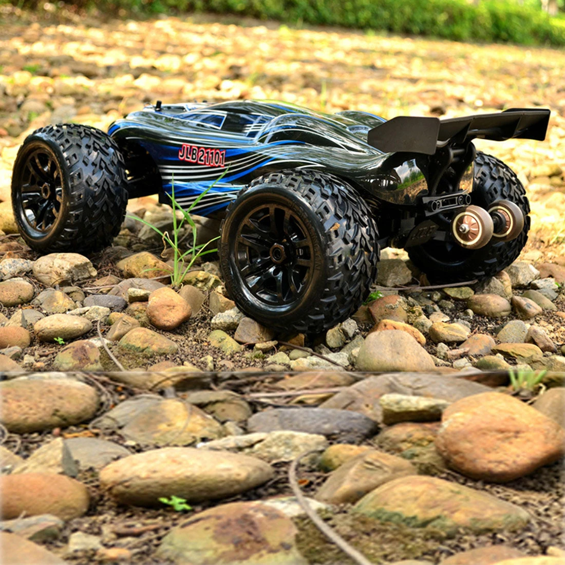 JLB Racing 21101 1/10 4WD 2.4G 80A Off-road Splashproof Flip Brushless Truggy RC Car Remote Control Truck- RTR - Image 8