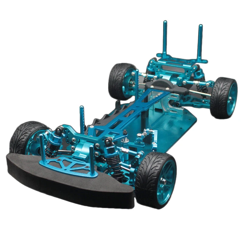 HSP 94123 1/10 4WD Electric RC Drift Car Frame Empty Remote Control Car Frame With Tires - KIT