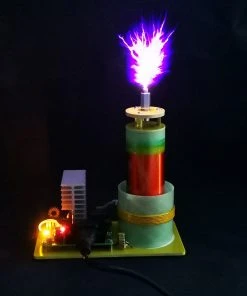 PLLSSTC Musical Tesla Coil Plasma Arc Maker Desktop Model Technical Toy