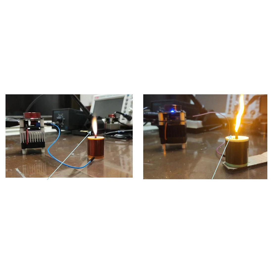 HFSSTC Tesla Music Coil Electronic Candle High Frequency Plasma Flame 36-48V DC DIY Experimenting Device Teaching Tool Desktop Toy - Image 3