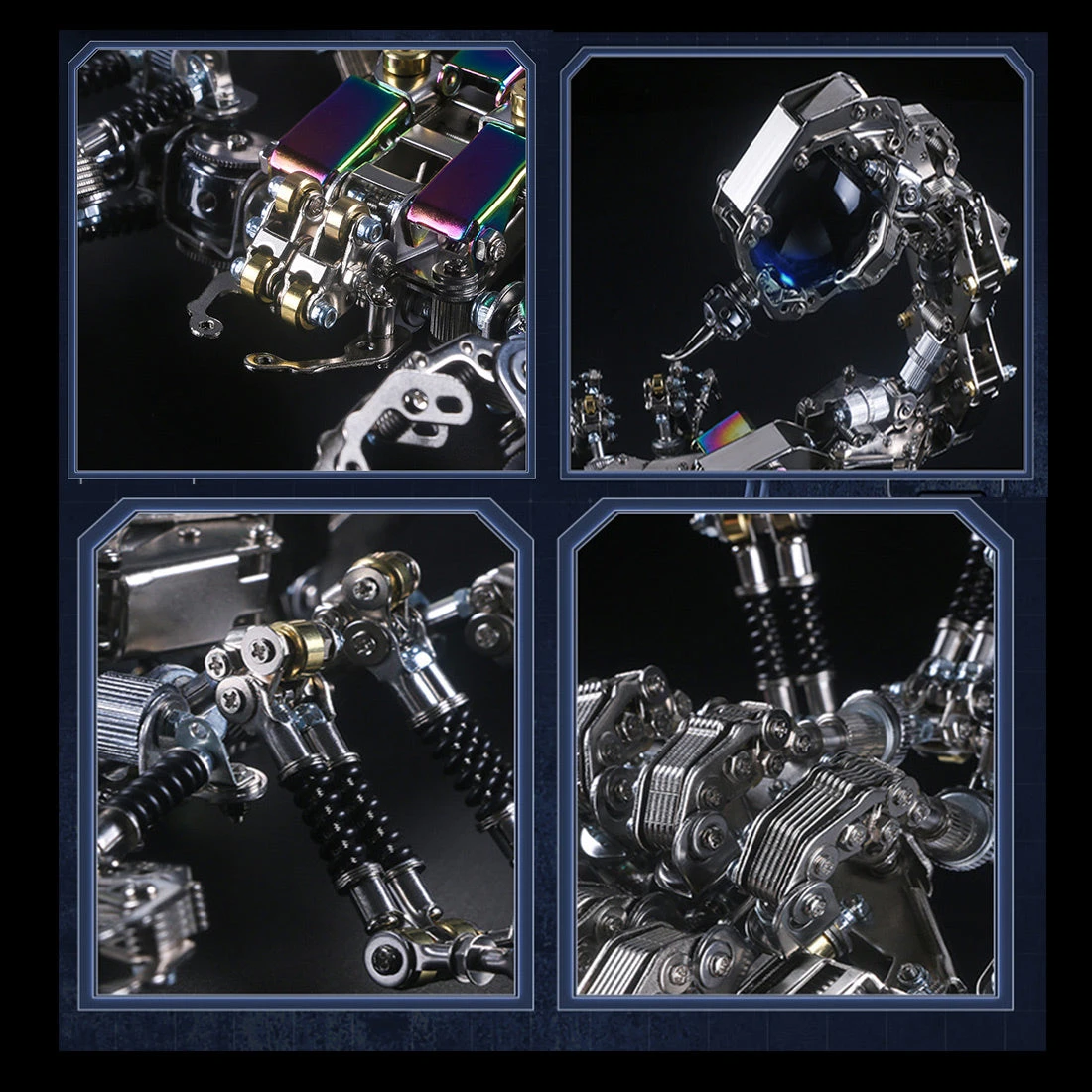 3D Metal Puzzle DIY Mechanical Scorpion Kit Assembly Metal Smasher Model Toy-1636PCS - Image 2