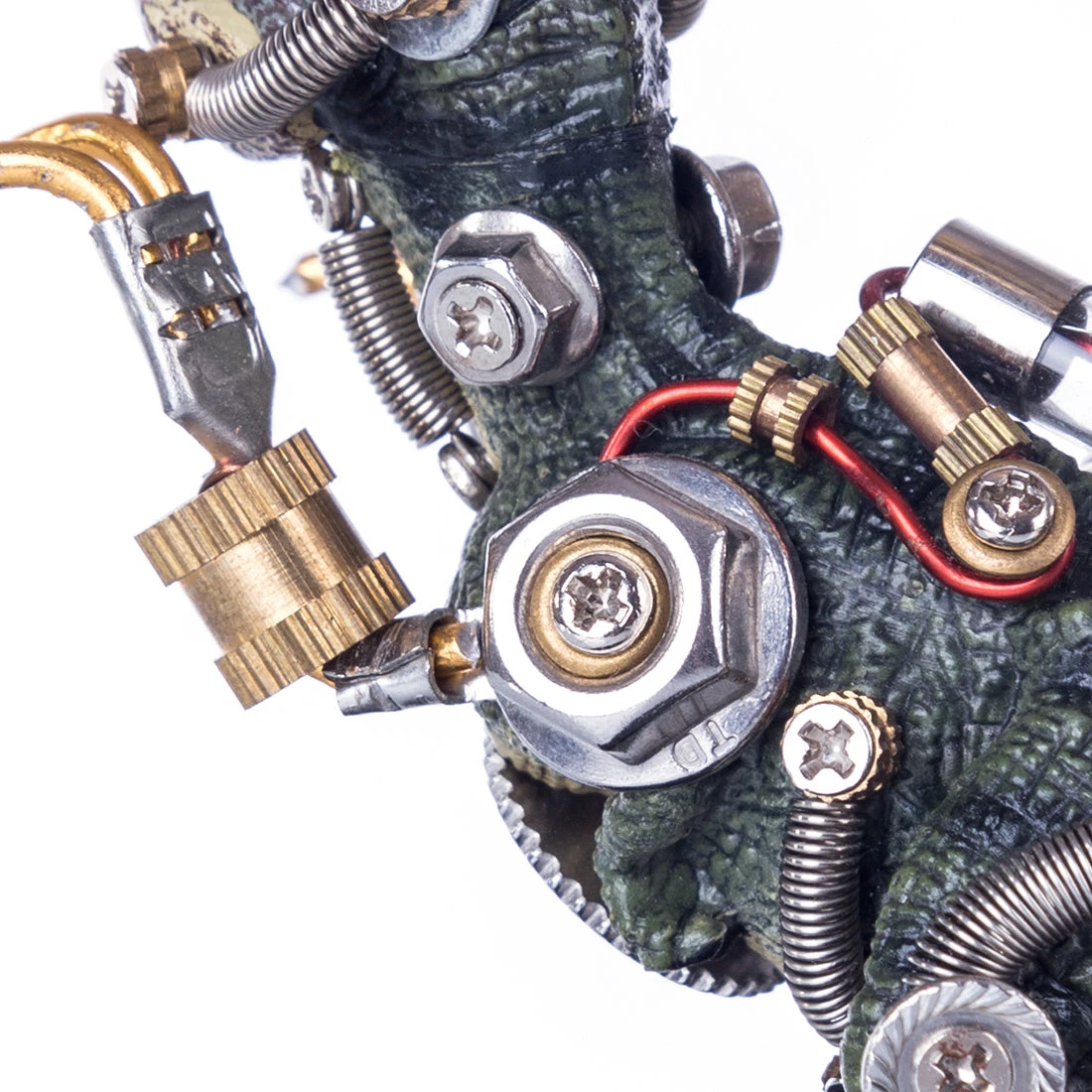 3D Metal Model Kit Mechanical Dinosaur DIY Games Assembly Puzzle Jigsaw Creative Gift - 136PCS - Image 6