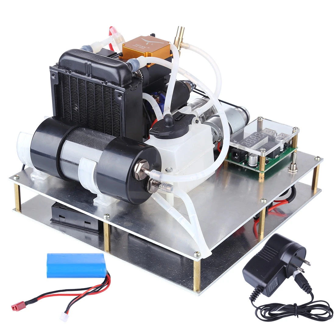 Toyan Engine FS-S100 Water-Cooled Nitro-Methanol Generator Set With Water Pump Radiator Thermometer