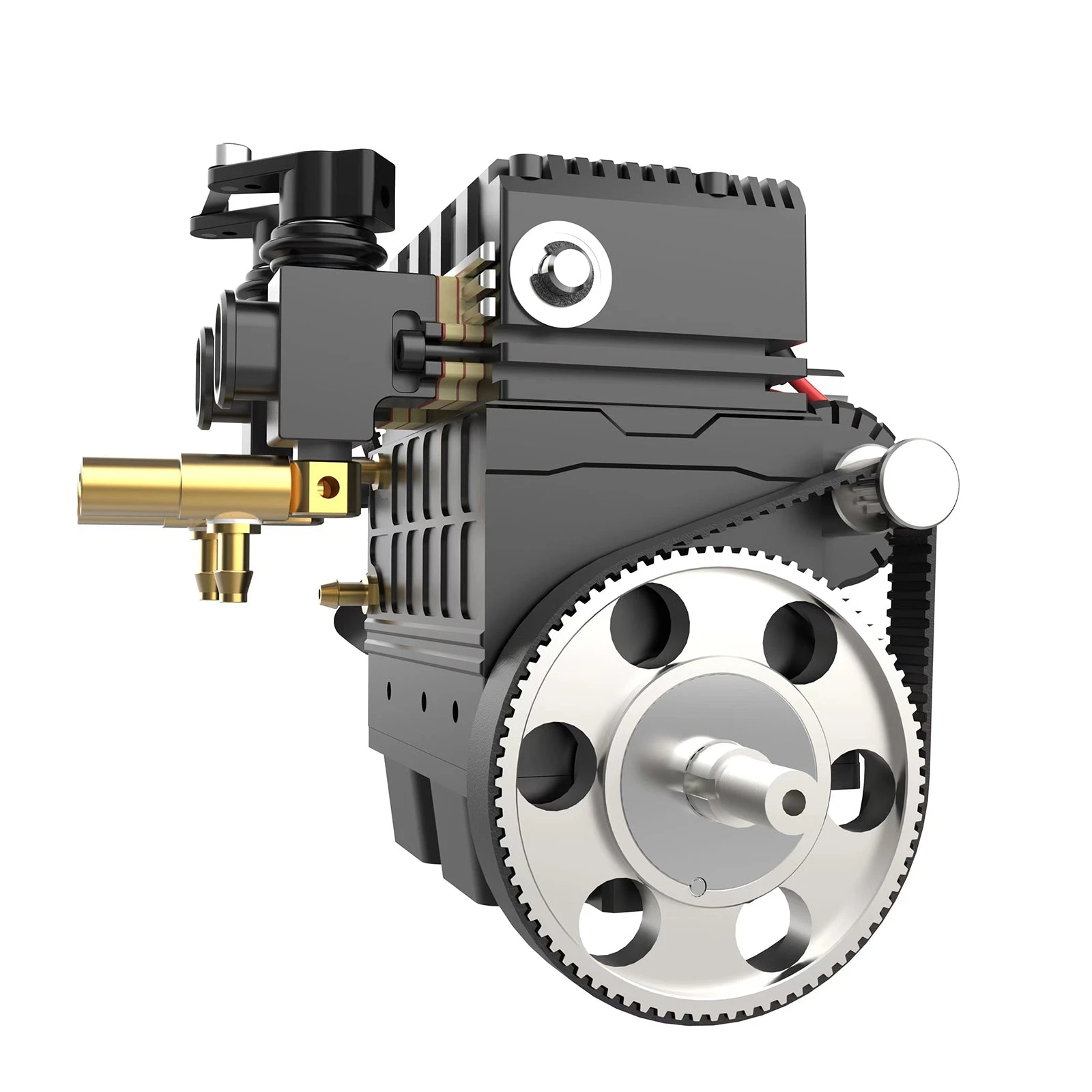 TOYAN FS-L200 Engine 2 Cylinders 4 Stroke Engine Model Kit - Build Your Own Engine That Works - Image 14