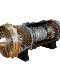 1/20 Turbofan Engine Model Kit - Build Your Own Turbofan Engine That Works - WS-15 DIY Turbofan Frighter Engine 150+Pcs