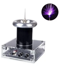 DIY Music Arc Tesla Coil Artificial Lightning Experimental Toy With 48V2A Power Supply - EU Plug