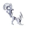 3D Puzzle DIY Model Kit Detachable Jigsaw Nine-tailed Fox Metal Games