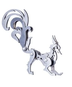 3D Puzzle DIY Model Kit Detachable Jigsaw Nine-tailed Fox Metal Games